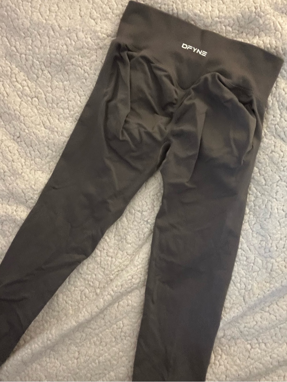 DFYNE Women's Black High-Waist Leggings - Supportive Everyday Stretch
